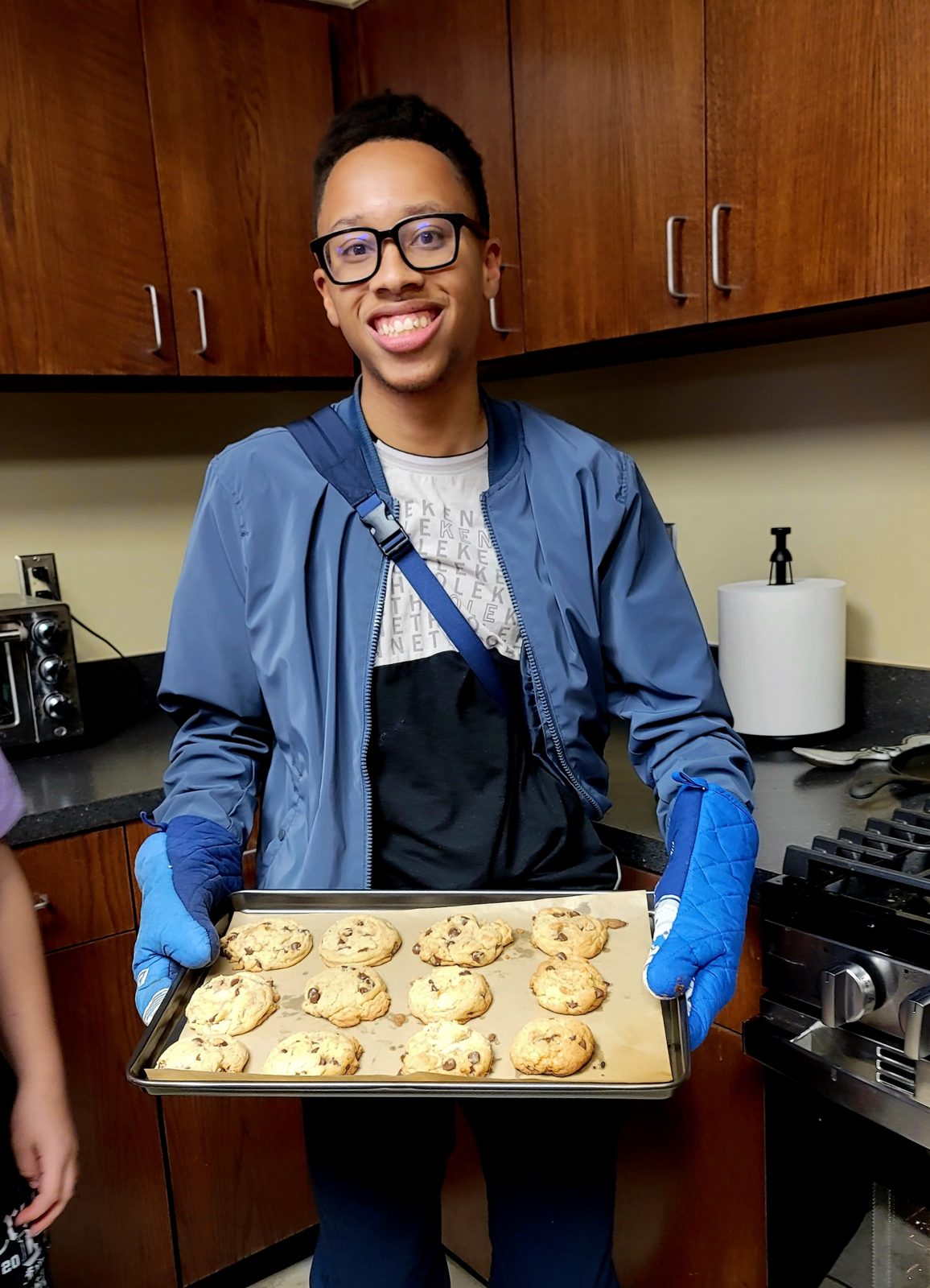 Fresh baked cookies ready to share
